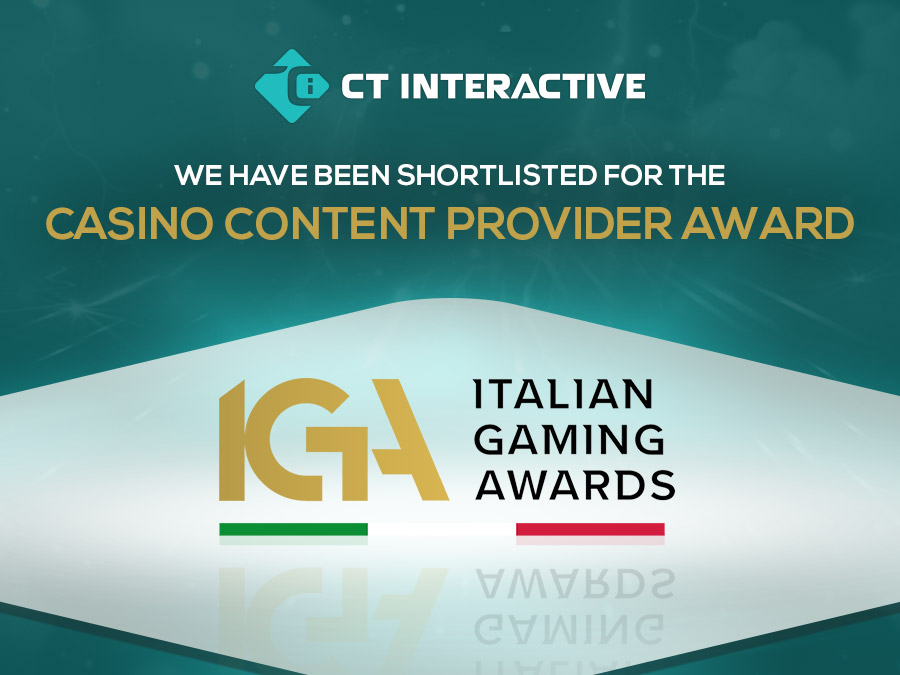 CTi Italian Gaming Awards shortlisted WEB
